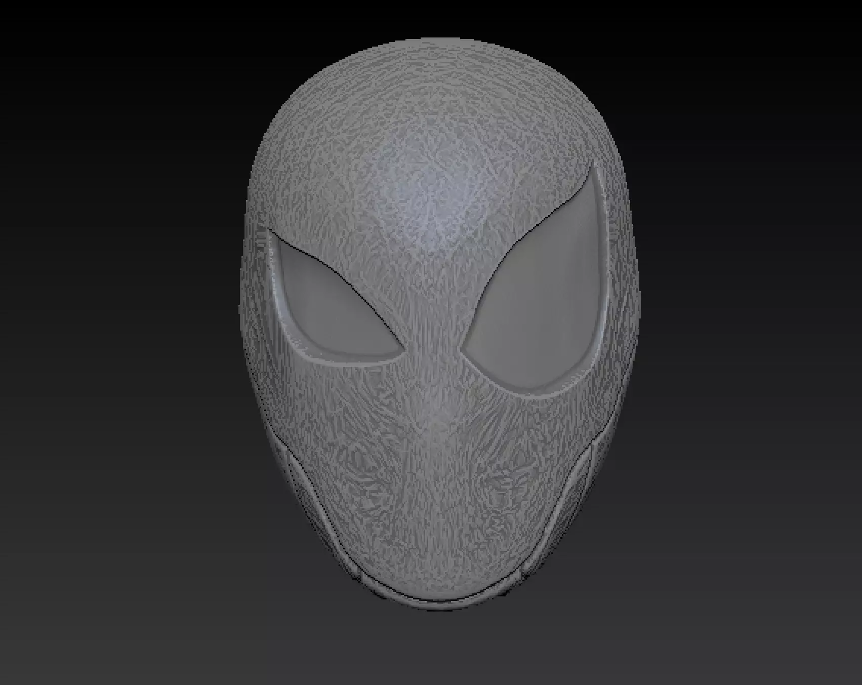 SYMBIOTE SPIDER-MAN PS5 V7 HEADSCULPT 3D print model_0
