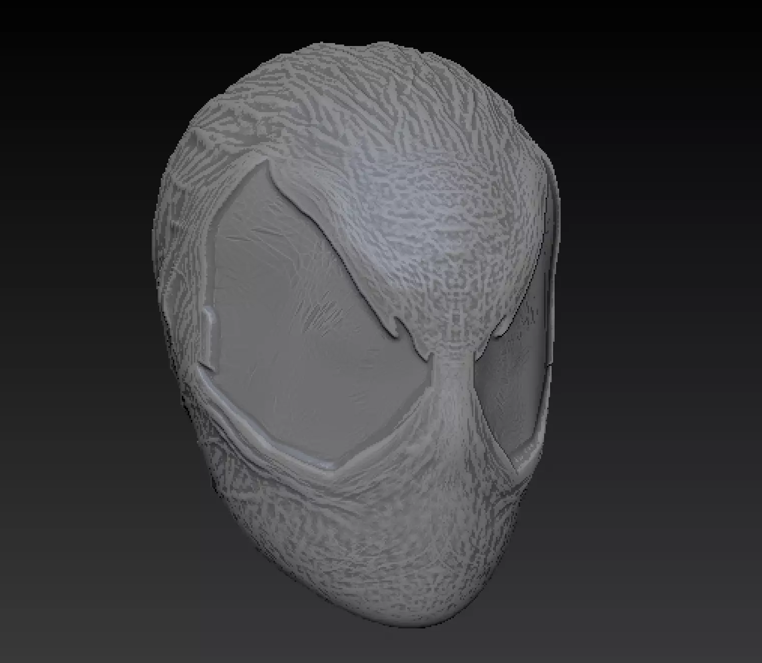 SYMBIOTE EVOLUTION SPIDER-MAN PS5 V2 HEADSCULPT 3D print model