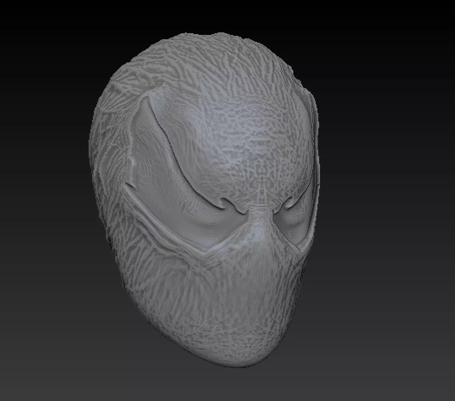 SYMBIOTE EVOLUTION SPIDER-MAN PS5 V3 HEADSCULPT 3D print model_0