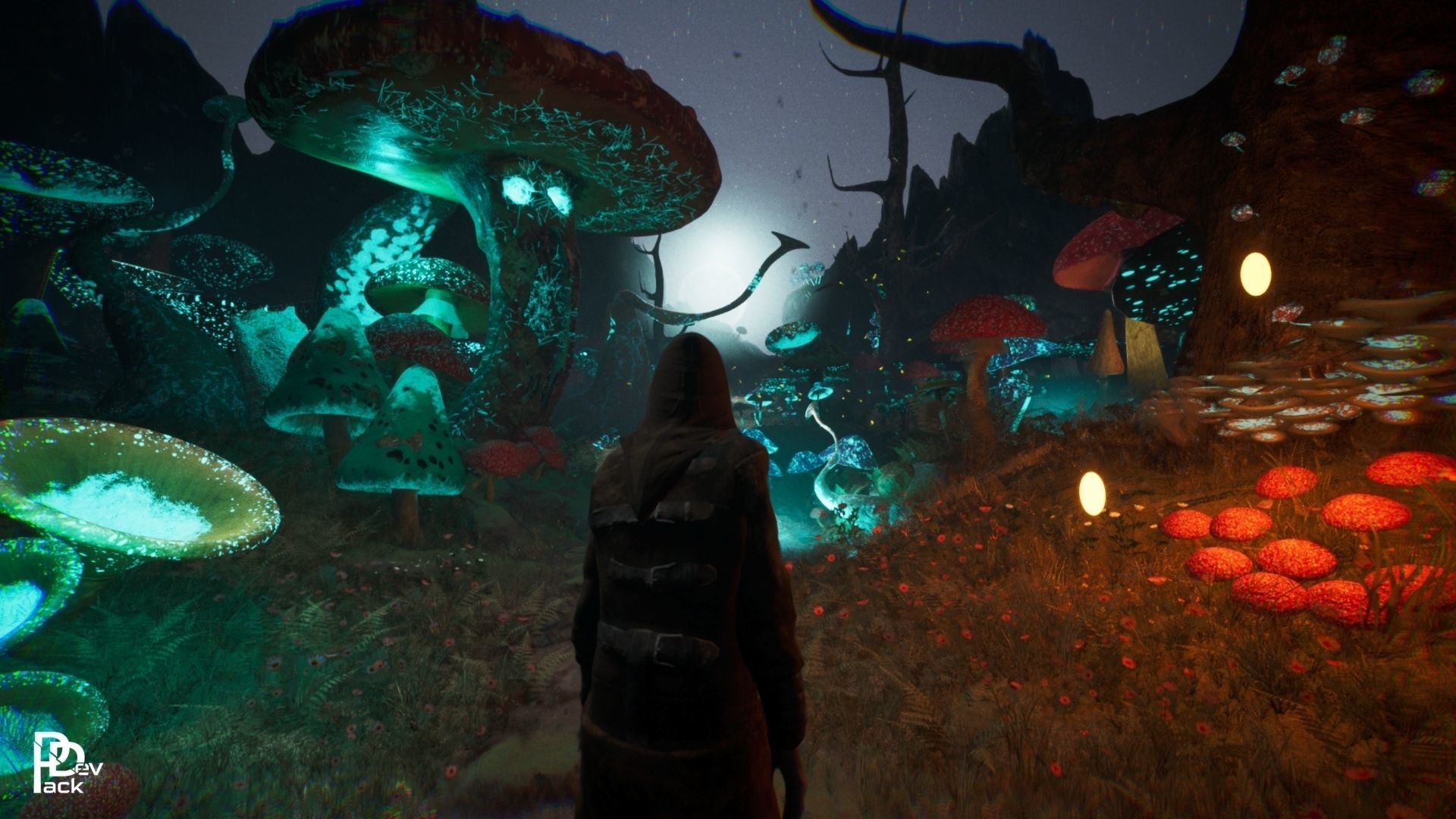 Mushroom Forest 37 Assets Low-poly 3D model_11