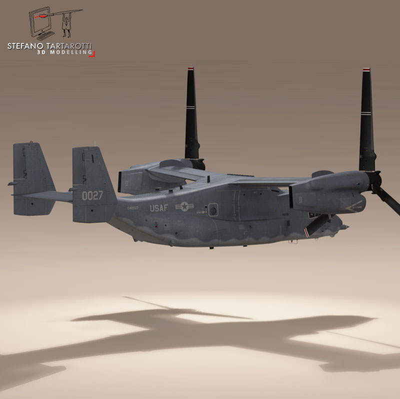V-22 Osprey USAF 3D model | CGTrader