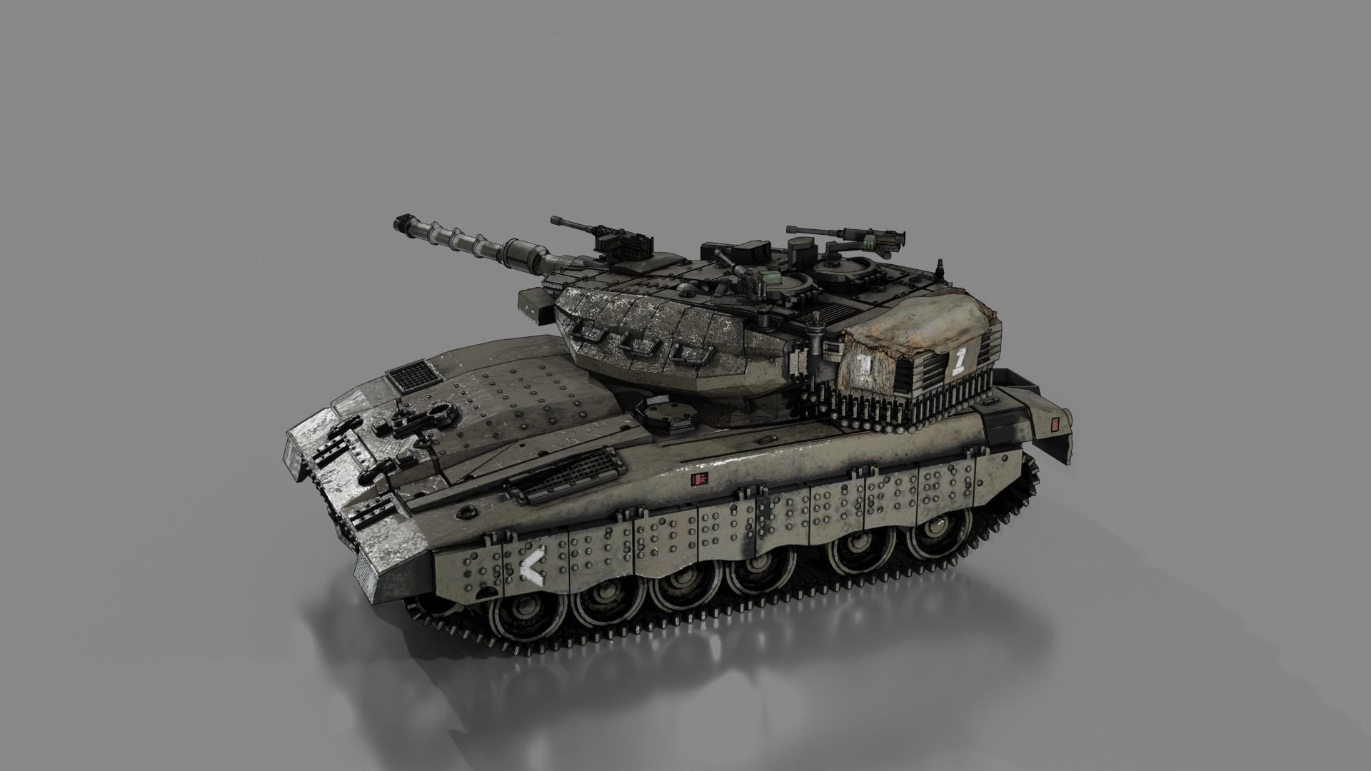IDF Merkava MK 3 3D print model_1