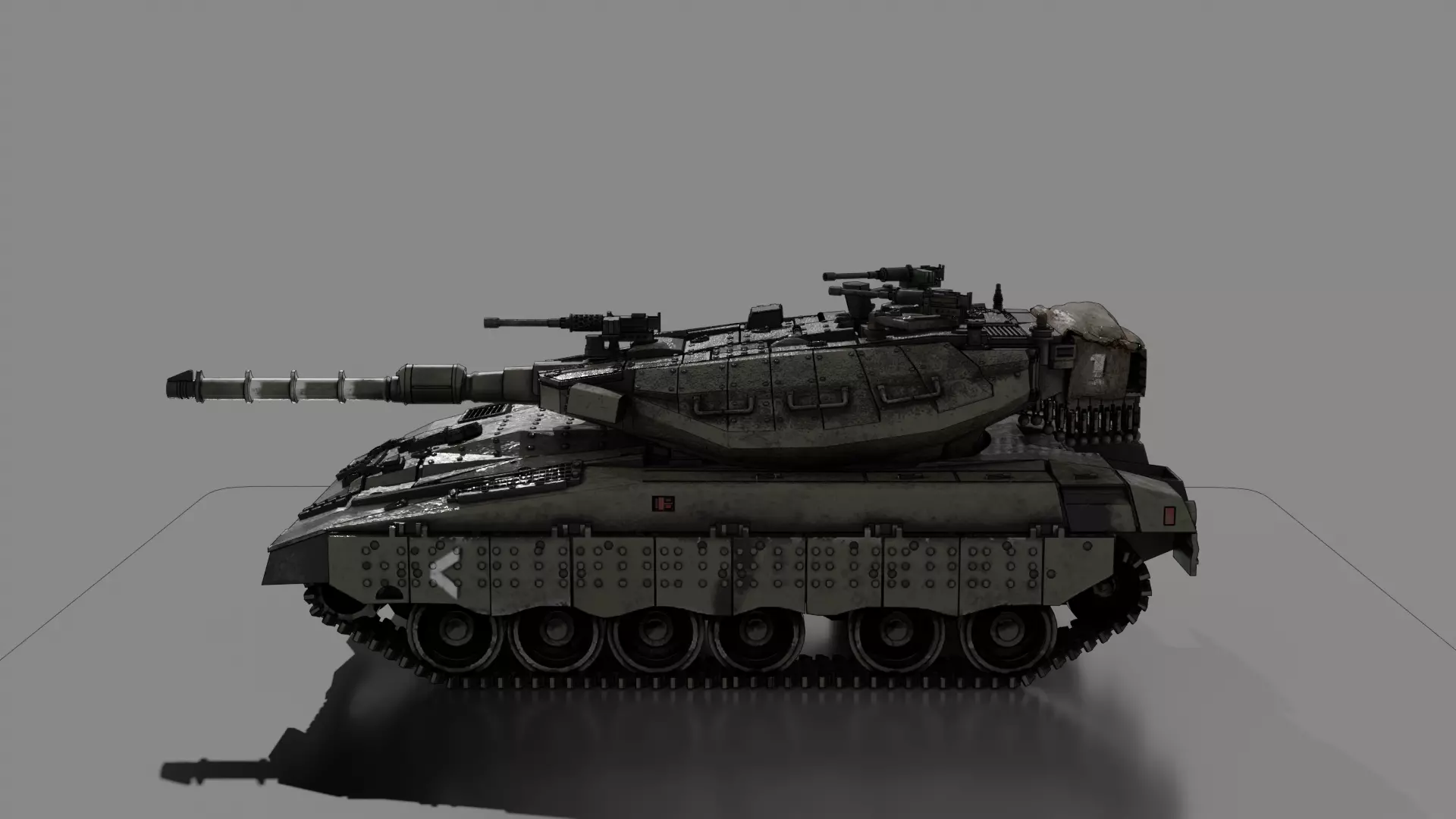 IDF Merkava MK 3 3D print model_0