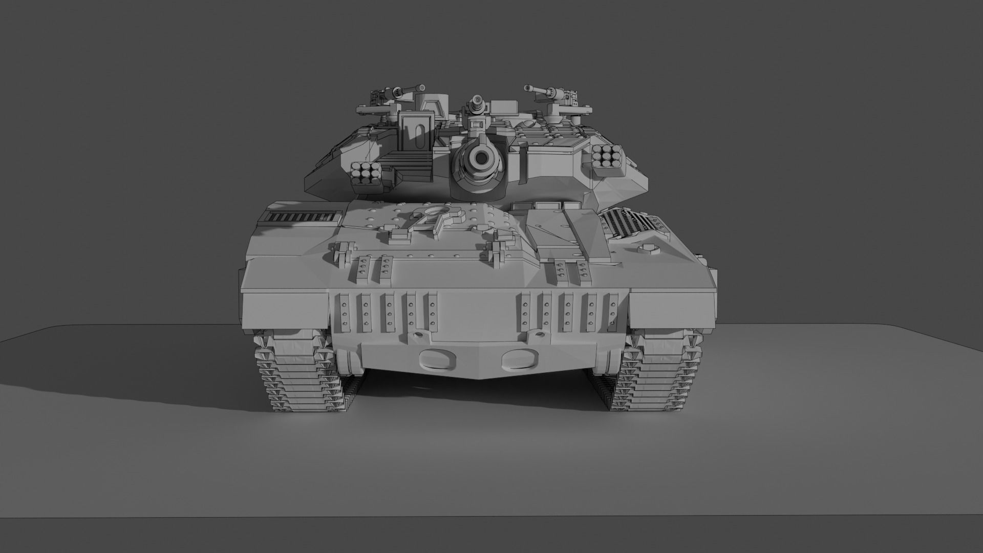 IDF Merkava MK 3 3D print model_8