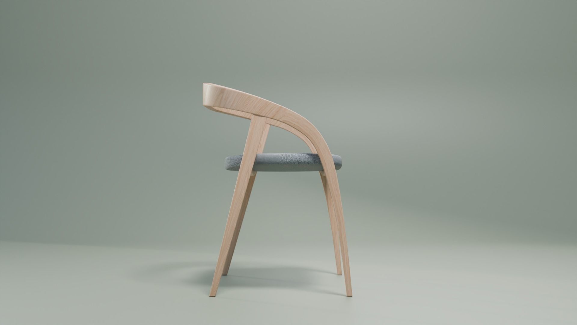 Modern Chair 3D model_2