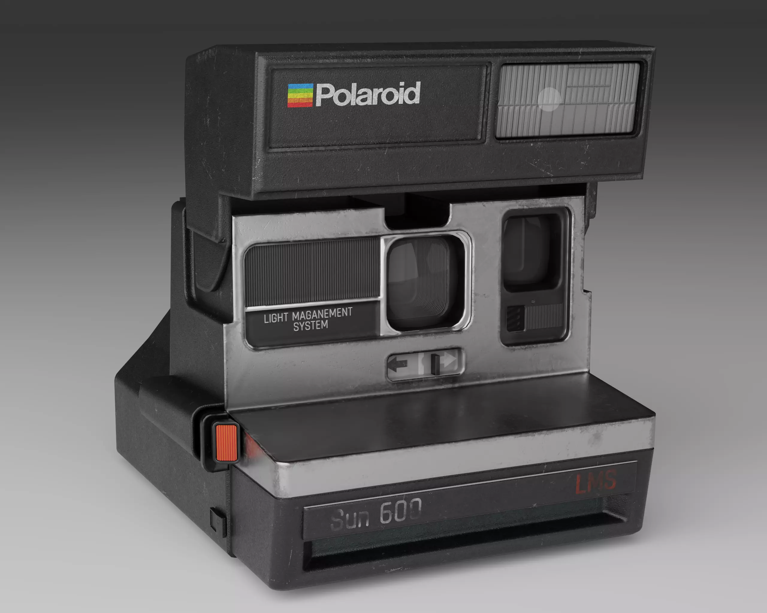 Polaroid Sun 600 Low-poly 3D model