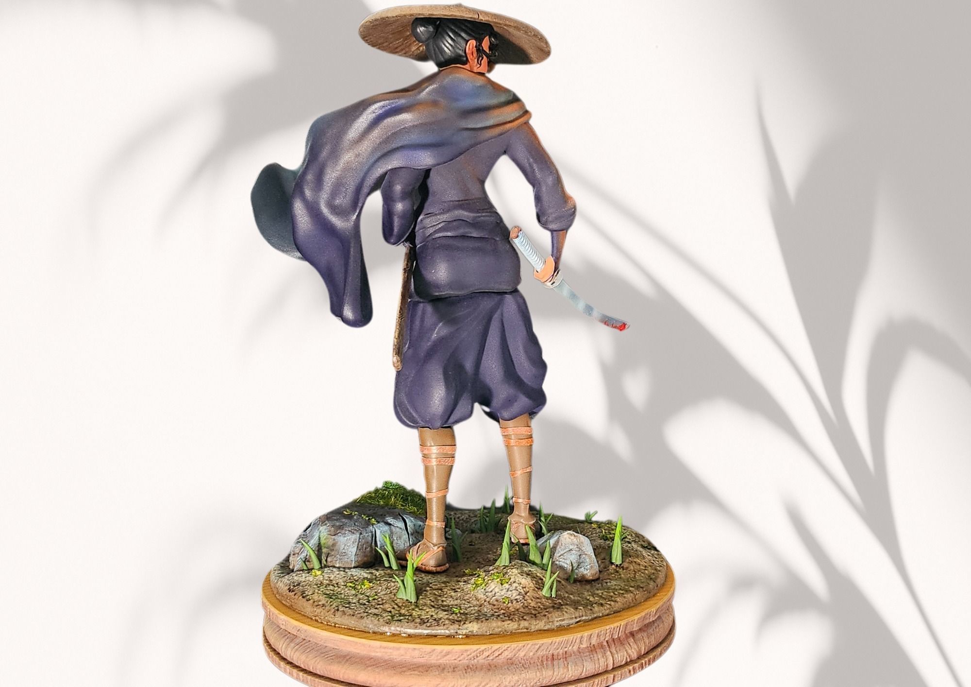 STL Mizu Blue Eye Samurai 3D print model_11
