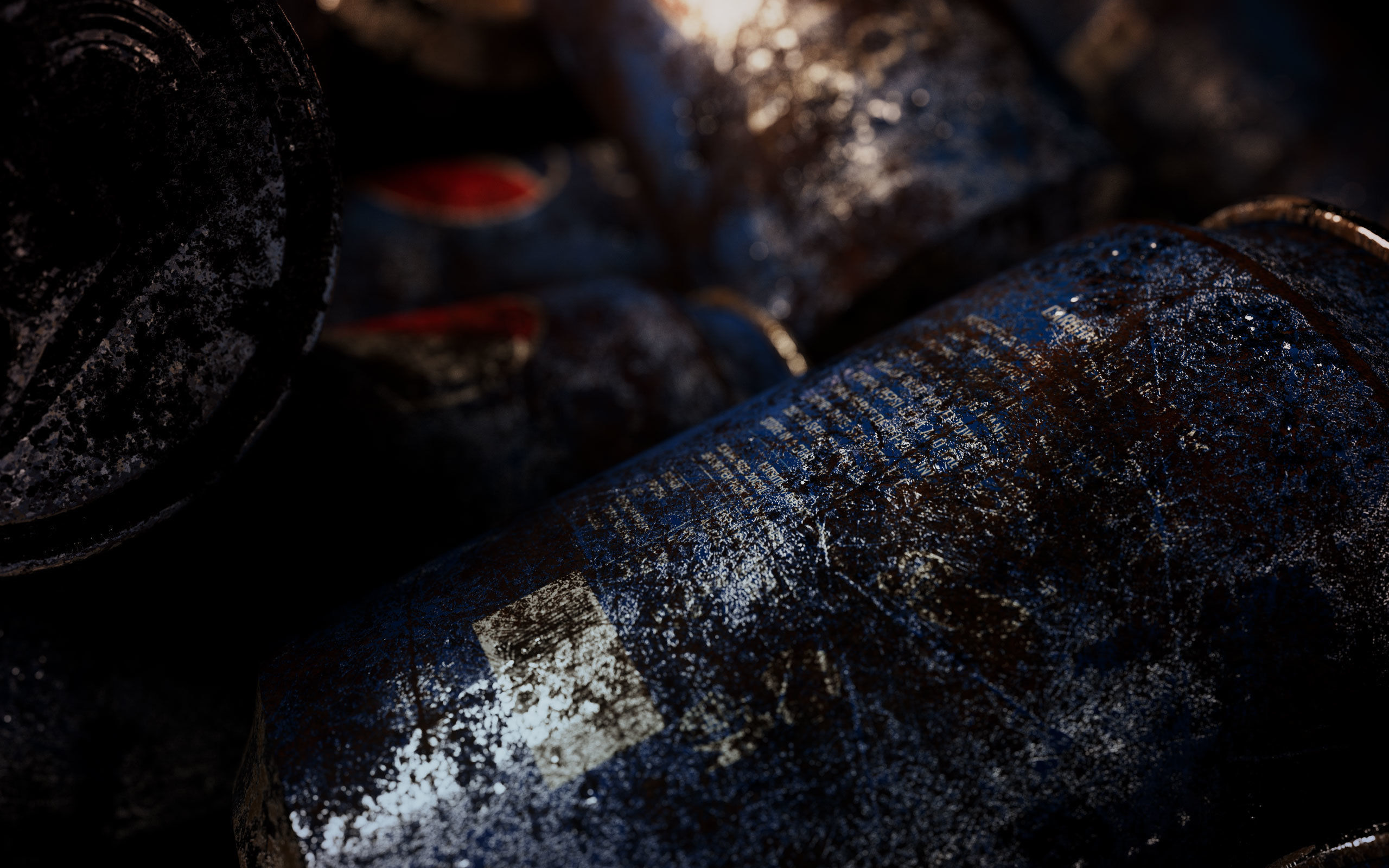 Garbage rusty Pepsi Can Low-poly 3D model_1