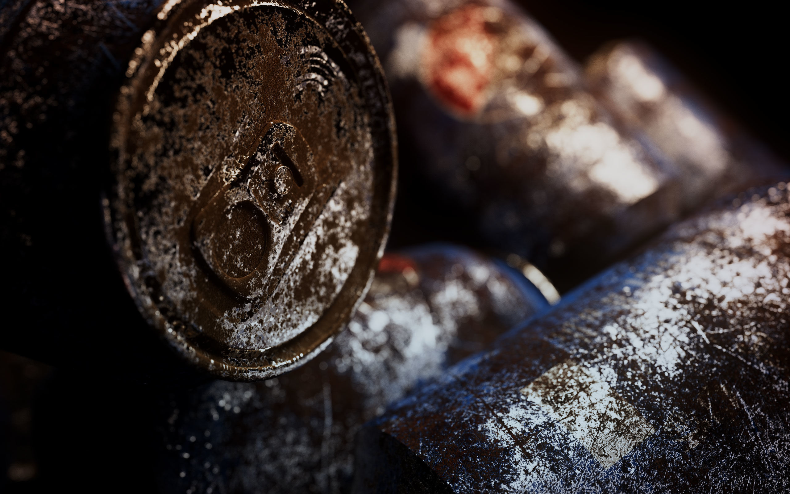 Garbage rusty Pepsi Can Low-poly 3D model_2