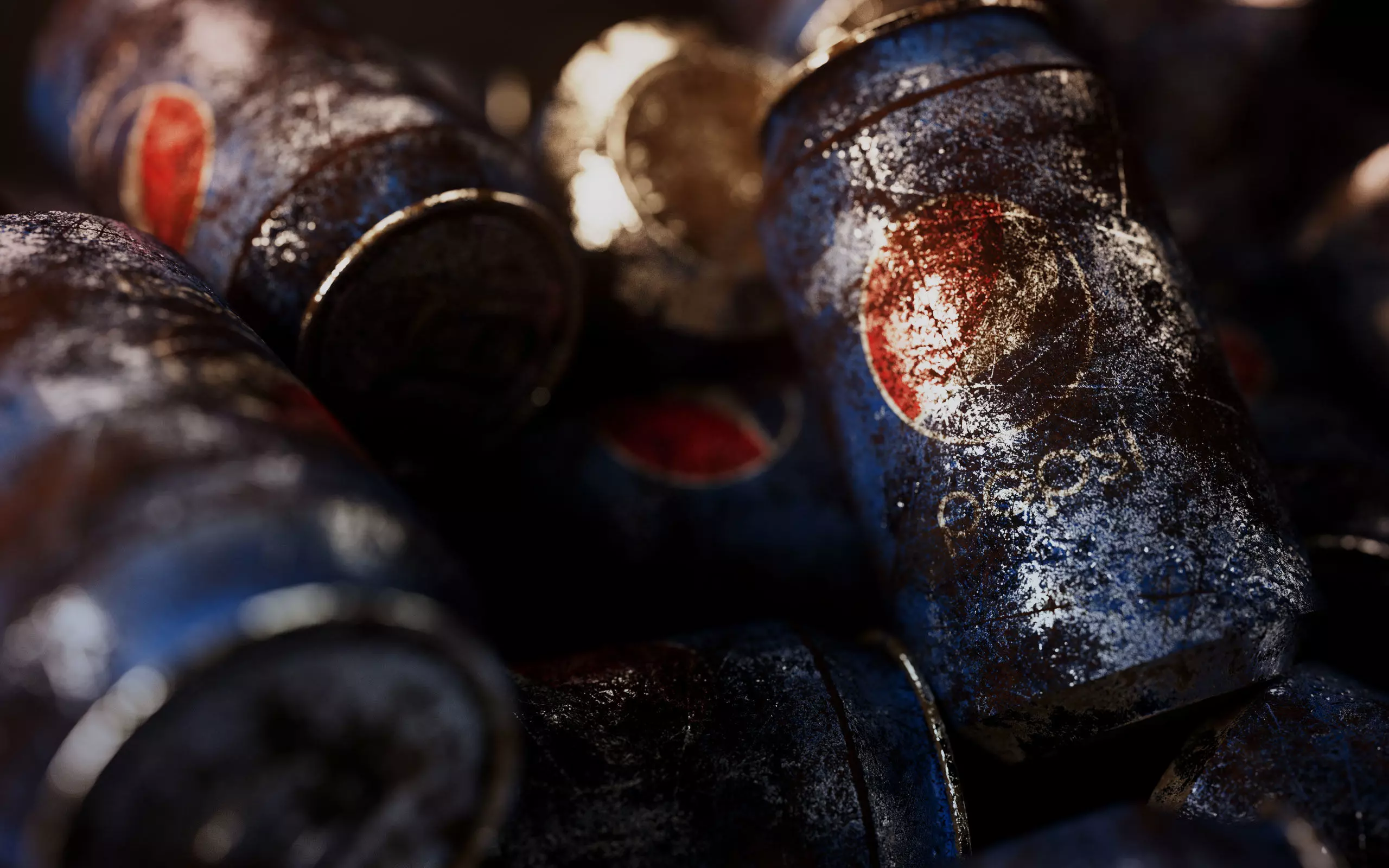 Garbage rusty Pepsi Can Low-poly 3D model_0