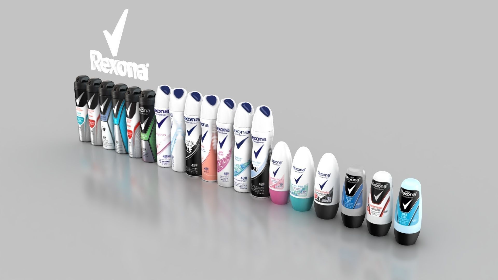 Rexona product 3D print model_2