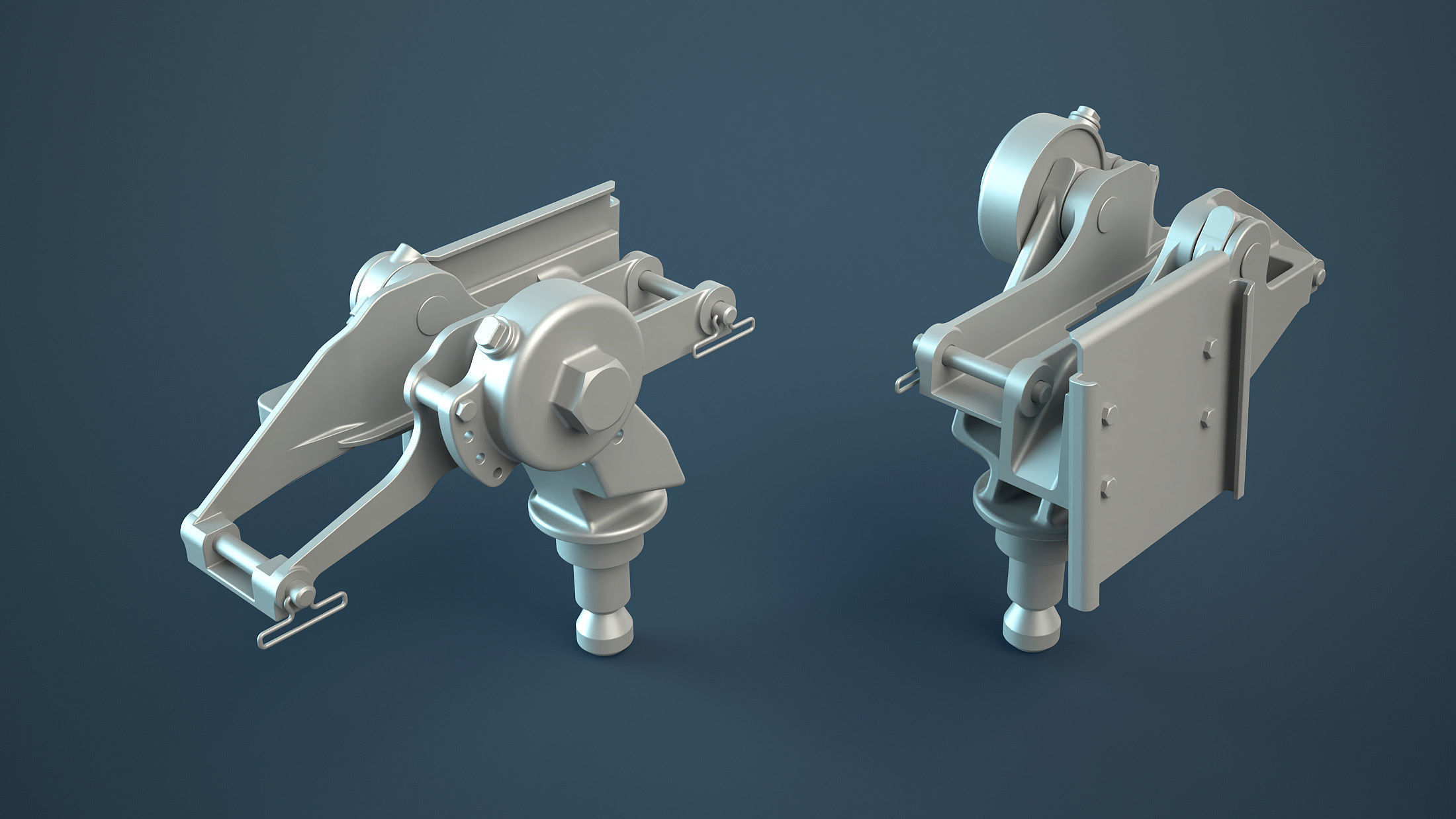 M2HB Browning Machine Gun 3D model_10