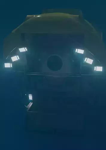 Nautile French Submarine 3D model