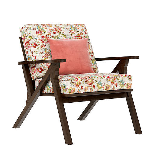 Crisper Armchair Low-poly 3D model