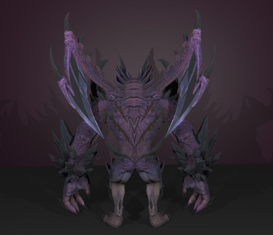 bat demon 3D model_4