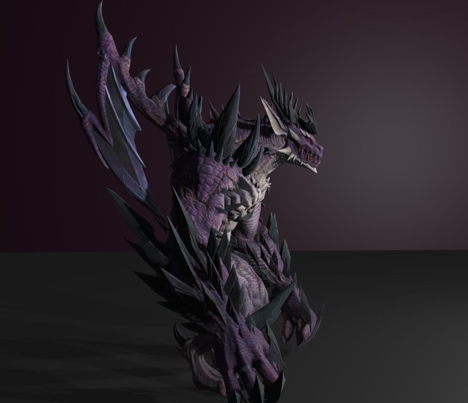 bat demon 3D model_3