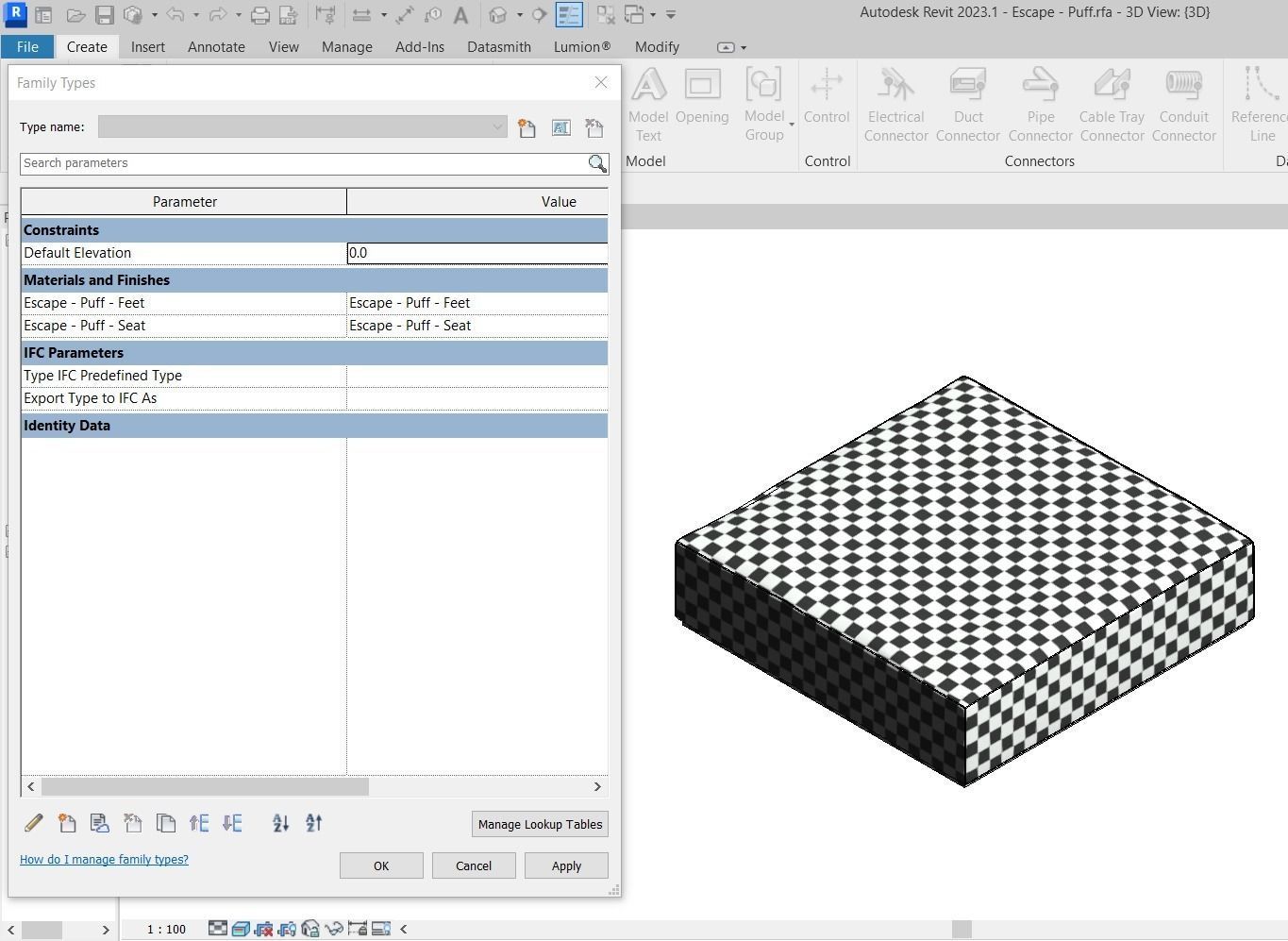 Escape Sofa All modules by Artefacto 3D Model Collection_6