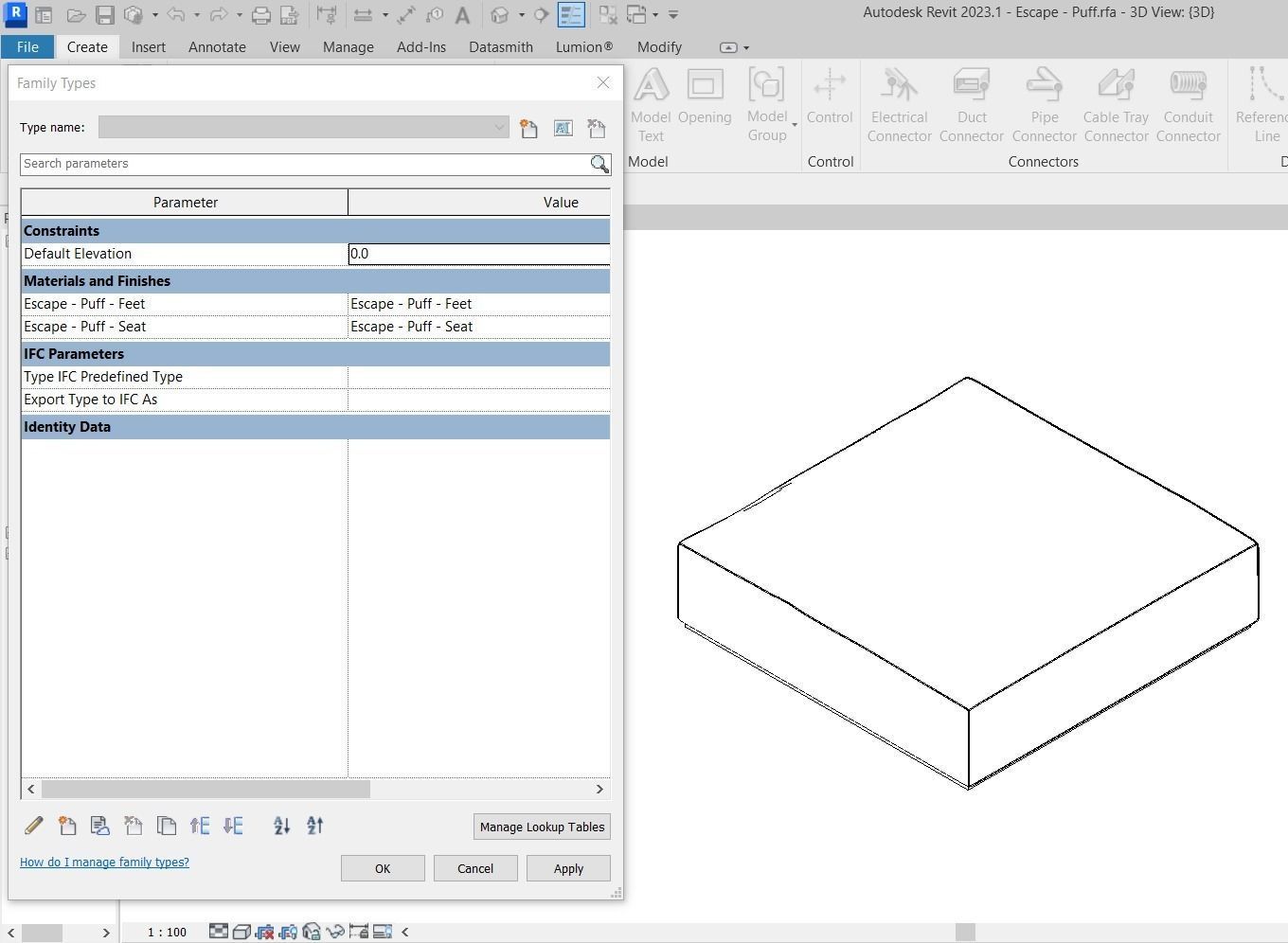 Escape Sofa All modules by Artefacto 3D Model Collection_7