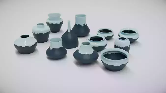12 Vase Pot Pack