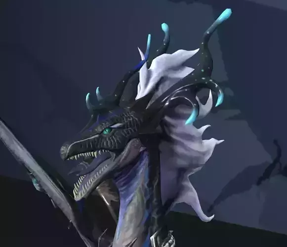 water dragon 3D model