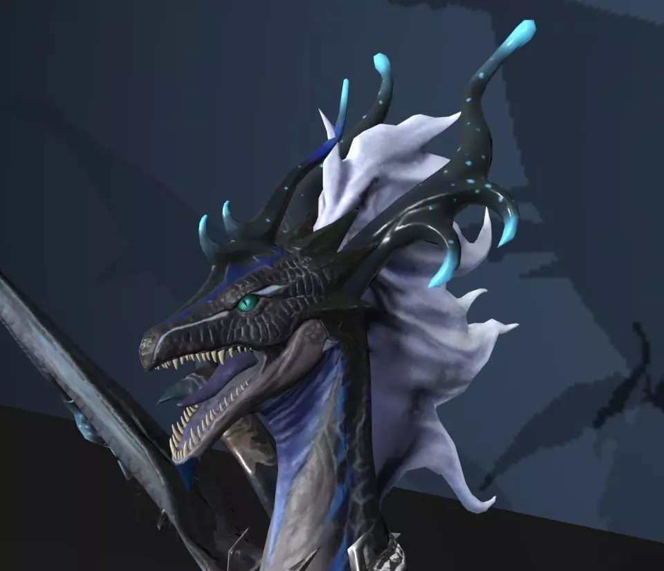water dragon 3D model