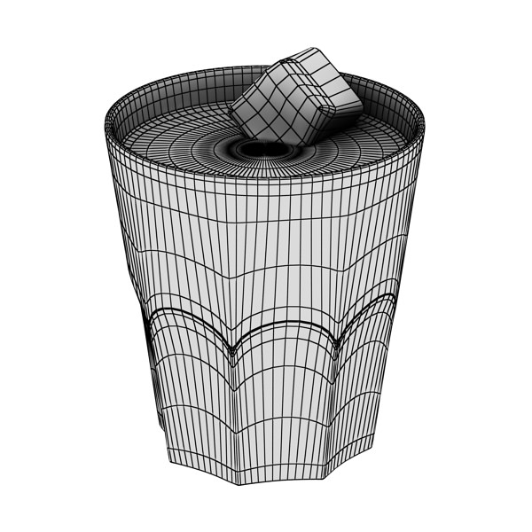 Photorealistic Glass 05 3D model_6