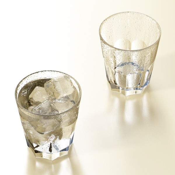 Photorealistic Glass 05 3D model_2