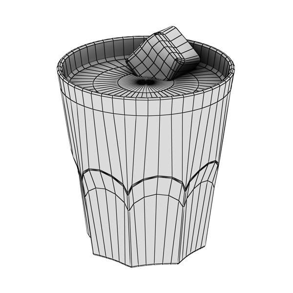 Photorealistic Glass 05 3D model_5