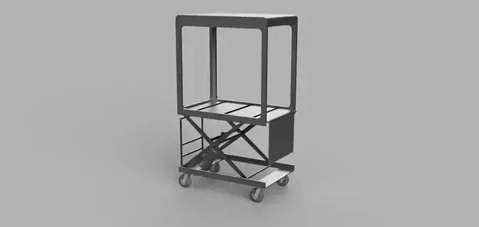 Glass Panel Scissor Lift 