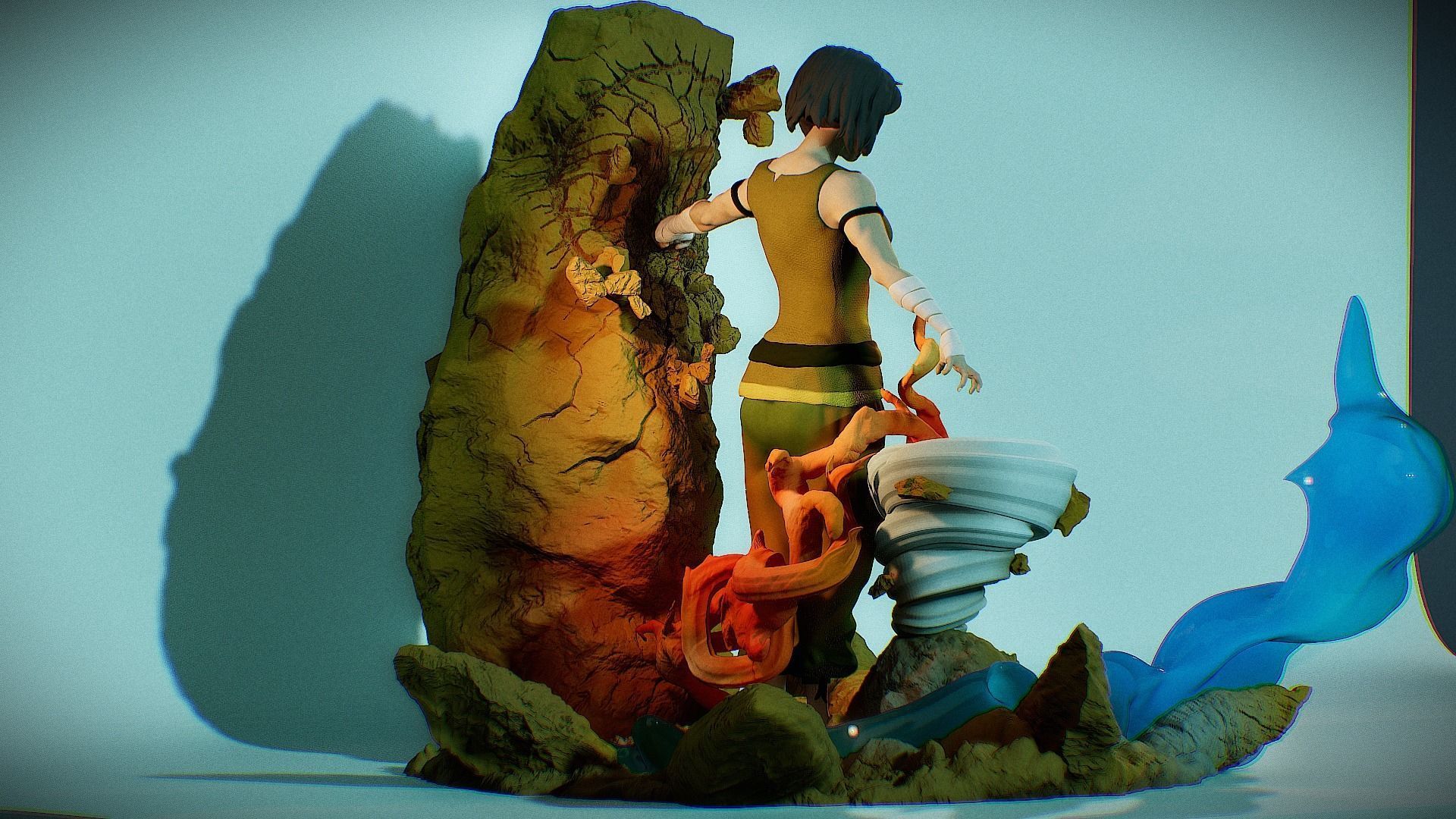 Legend of Korra avatar 3D print model_7