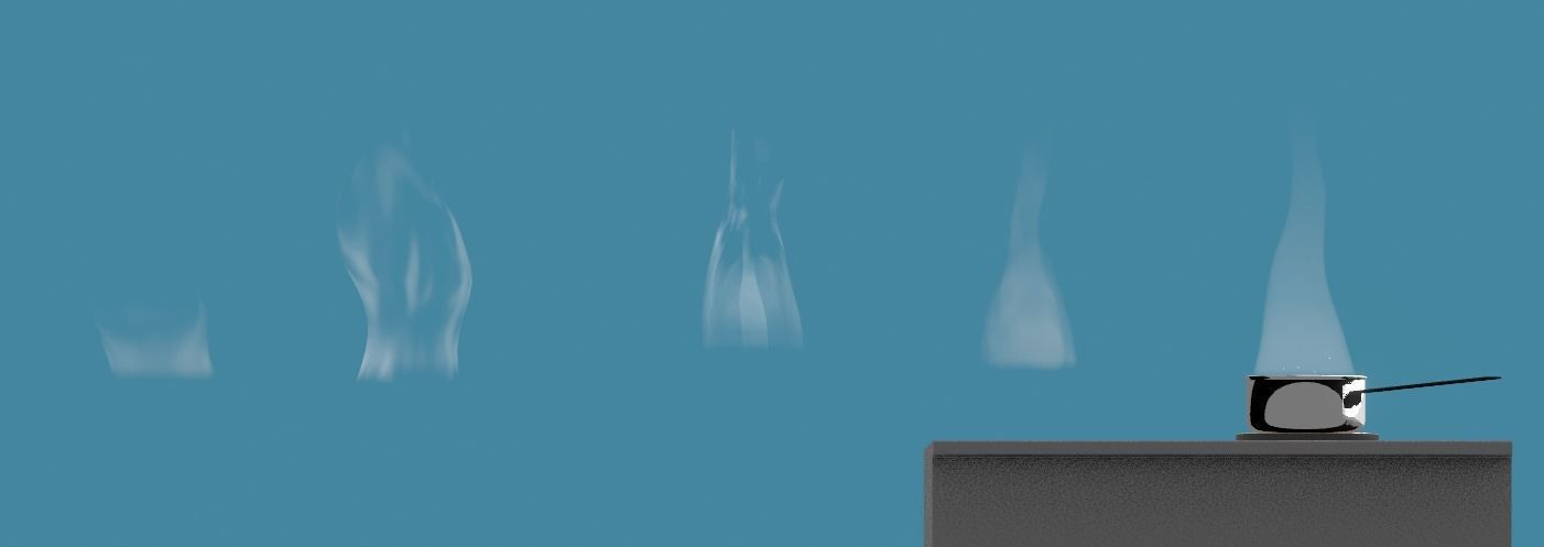 For Anime in Blender - Steam Elements 3D model_2