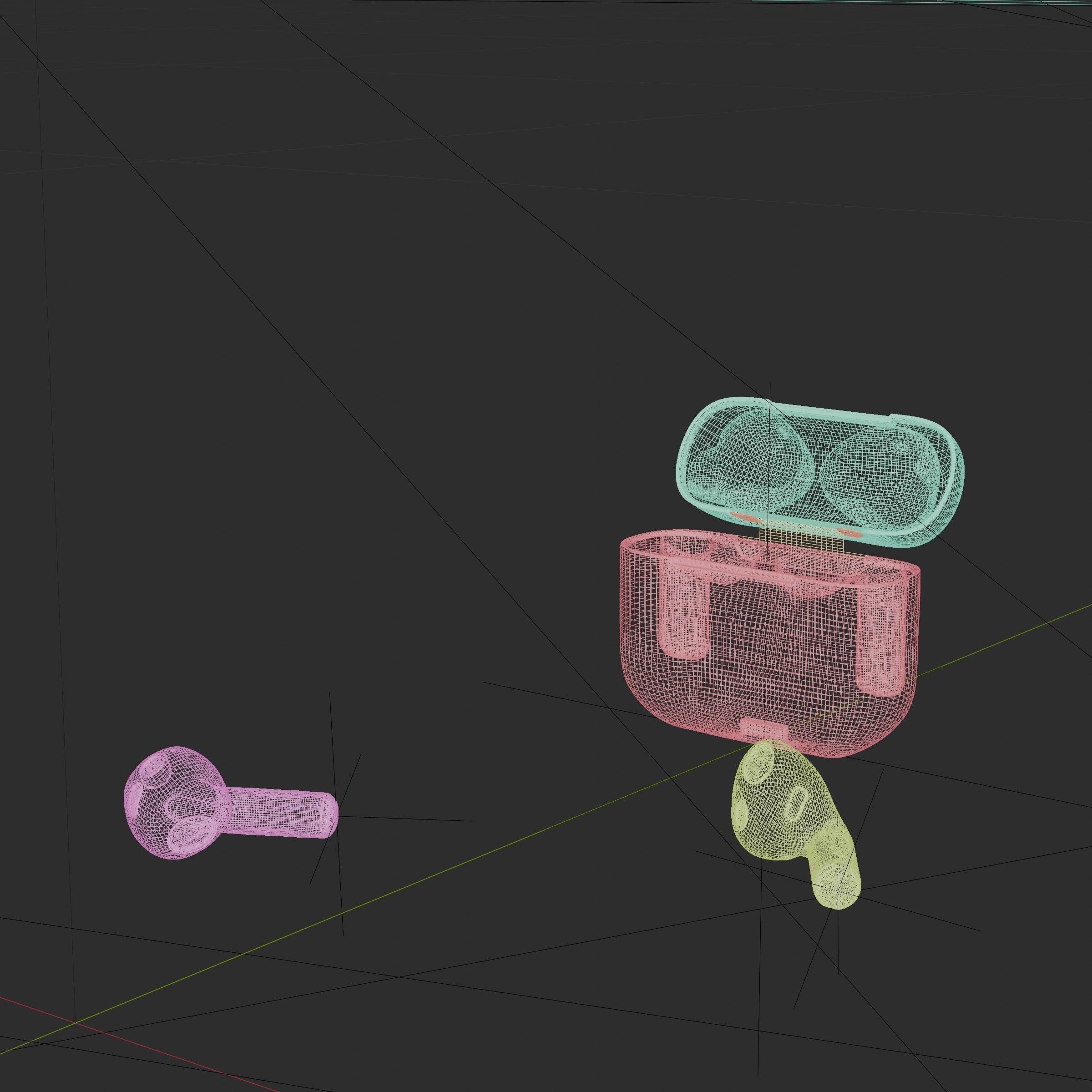 Apple AirPods Gen 3 3D model_9