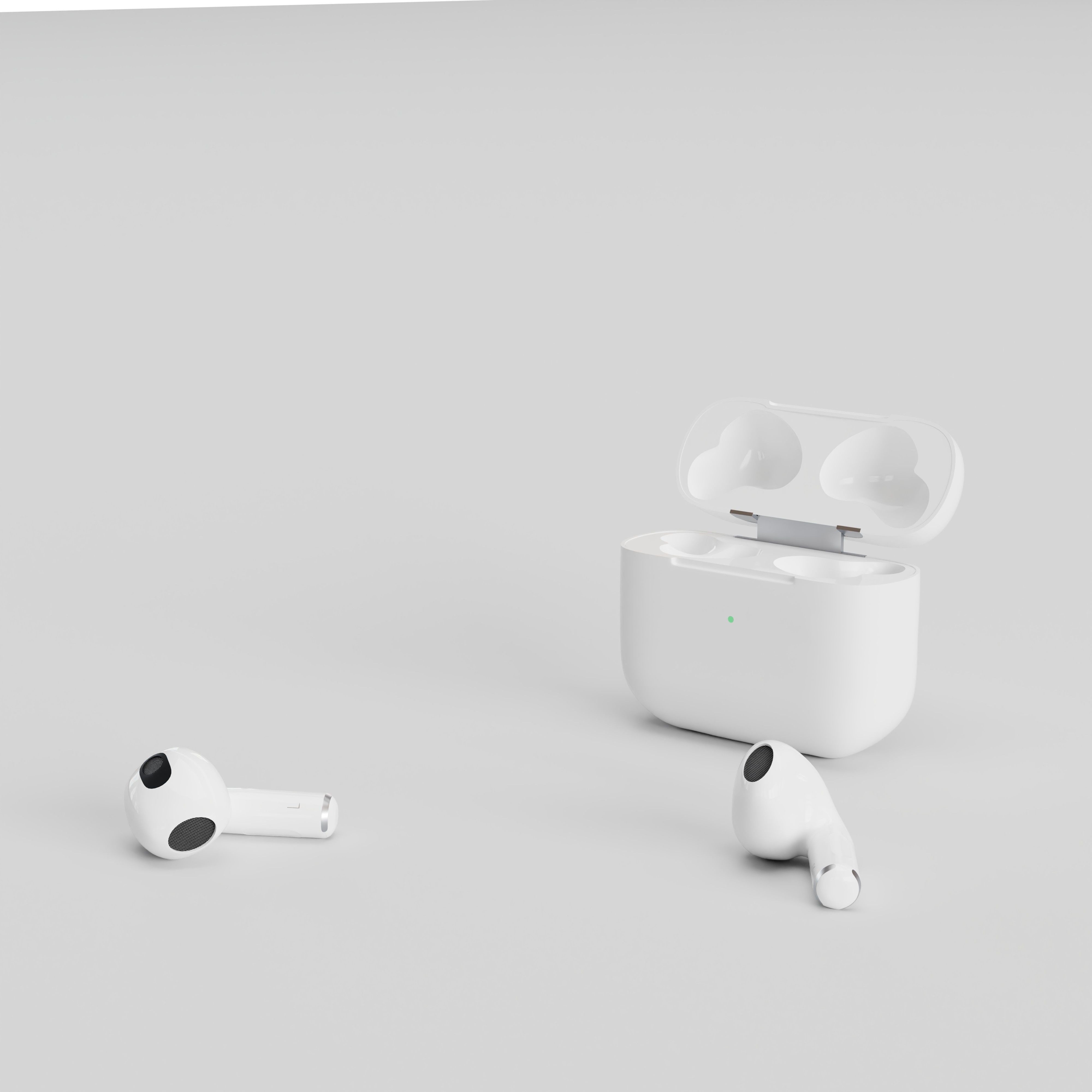 Apple AirPods Gen 3 3D model_6