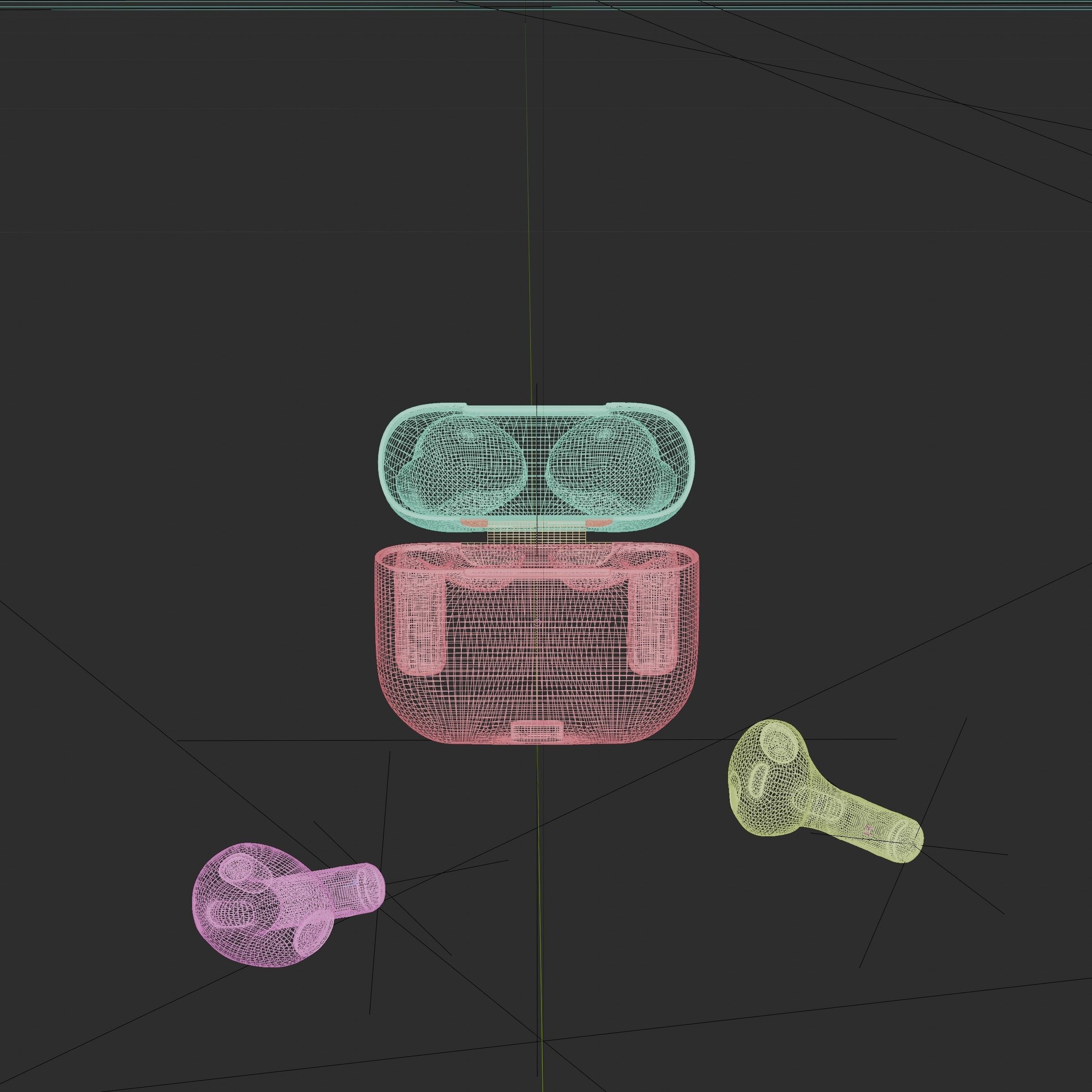 Apple AirPods Gen 3 3D model_10