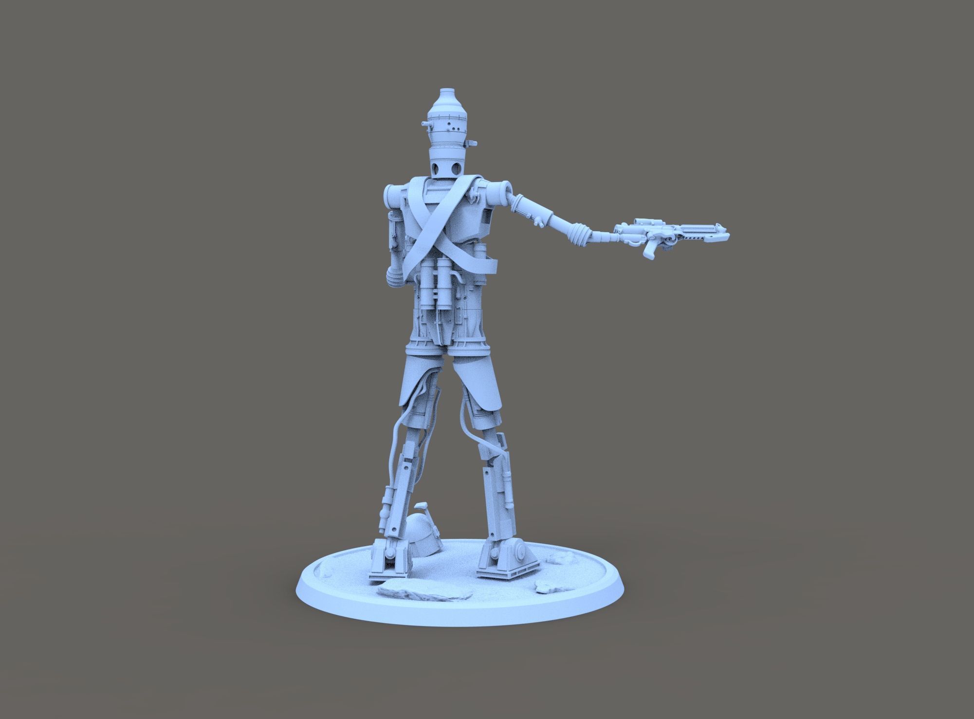 IG-11 Star Wars for 3d print 3D model_4