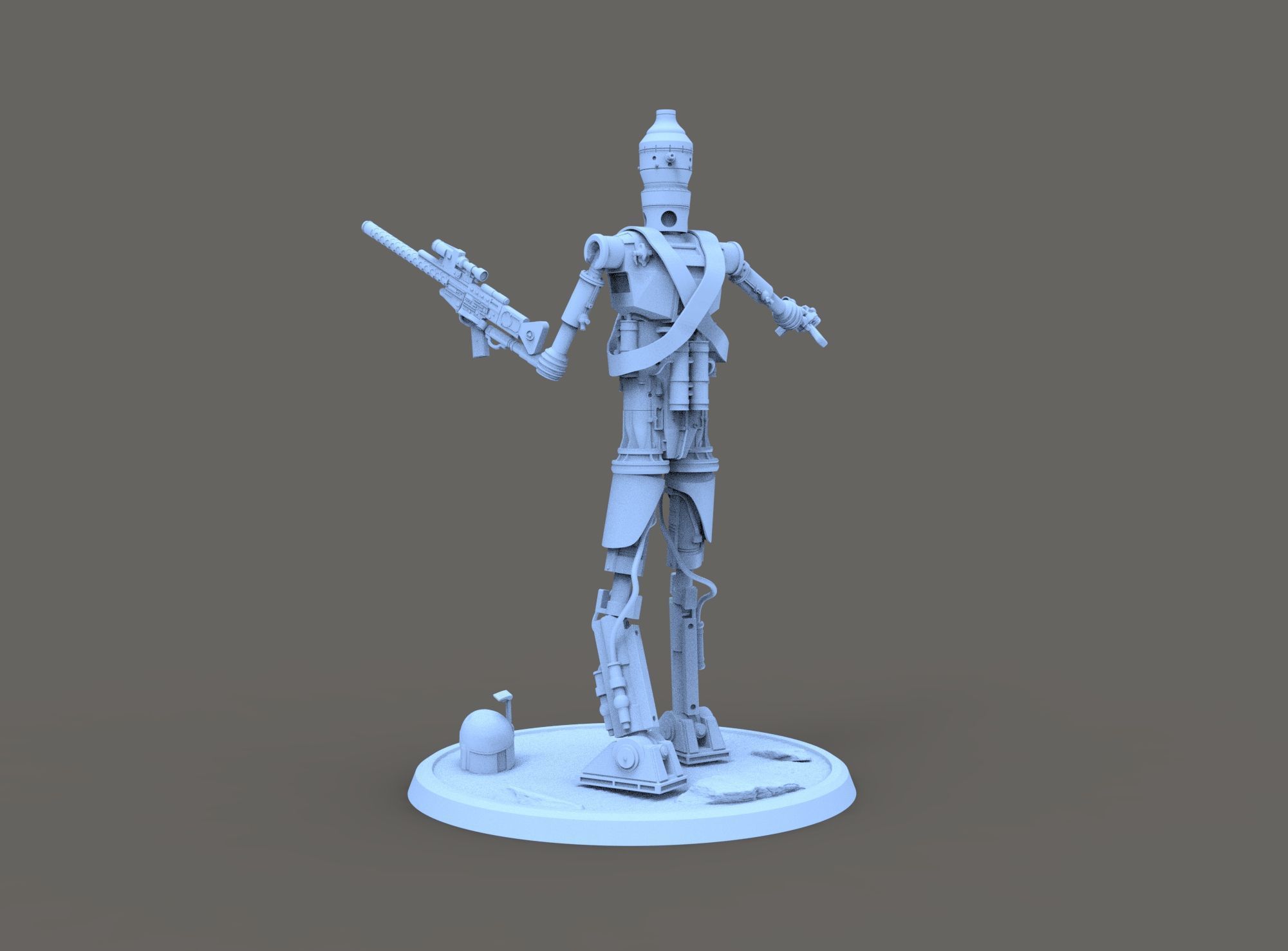 IG-11 Star Wars for 3d print 3D model_17