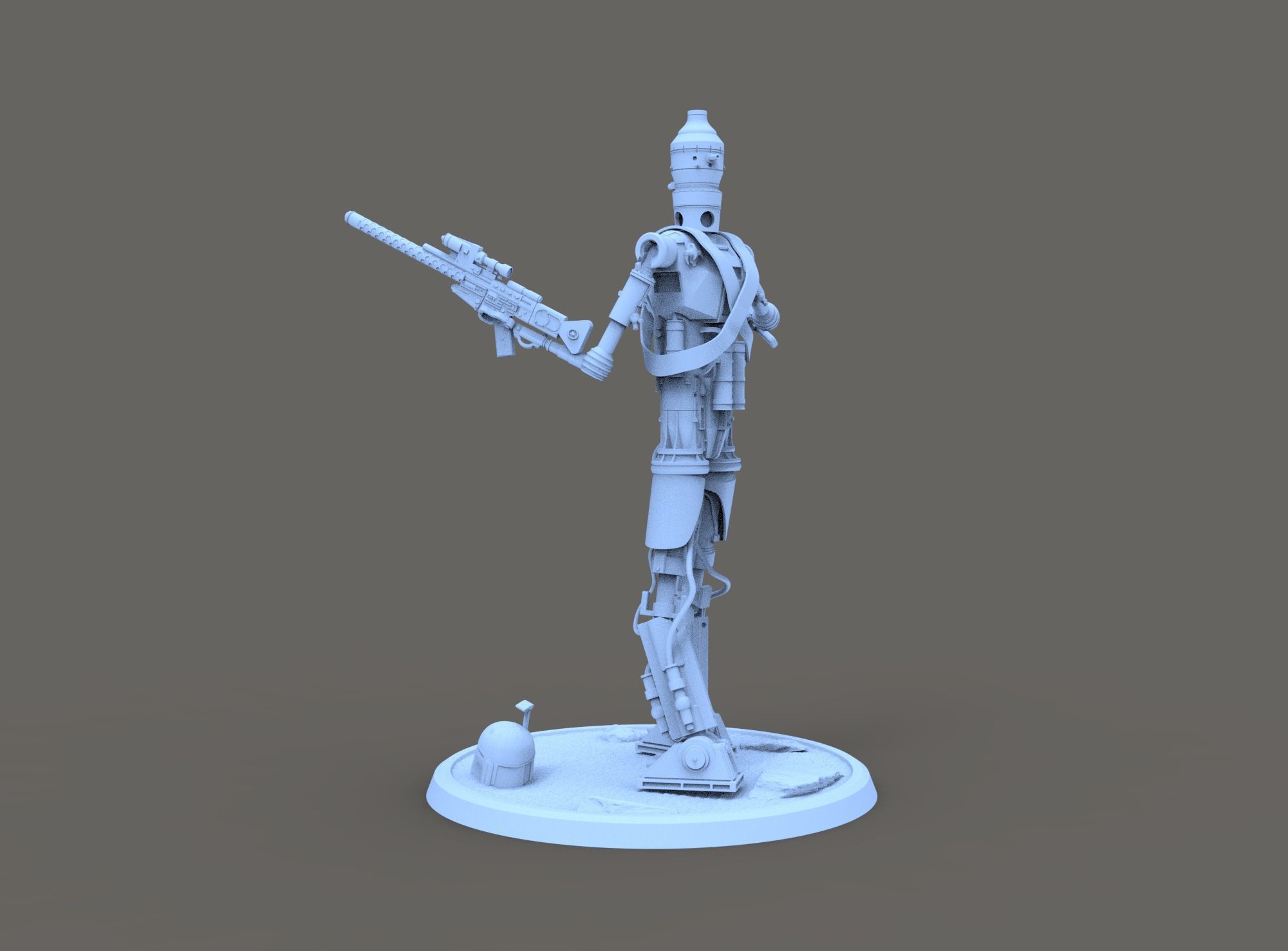 IG-11 Star Wars for 3d print 3D model_16