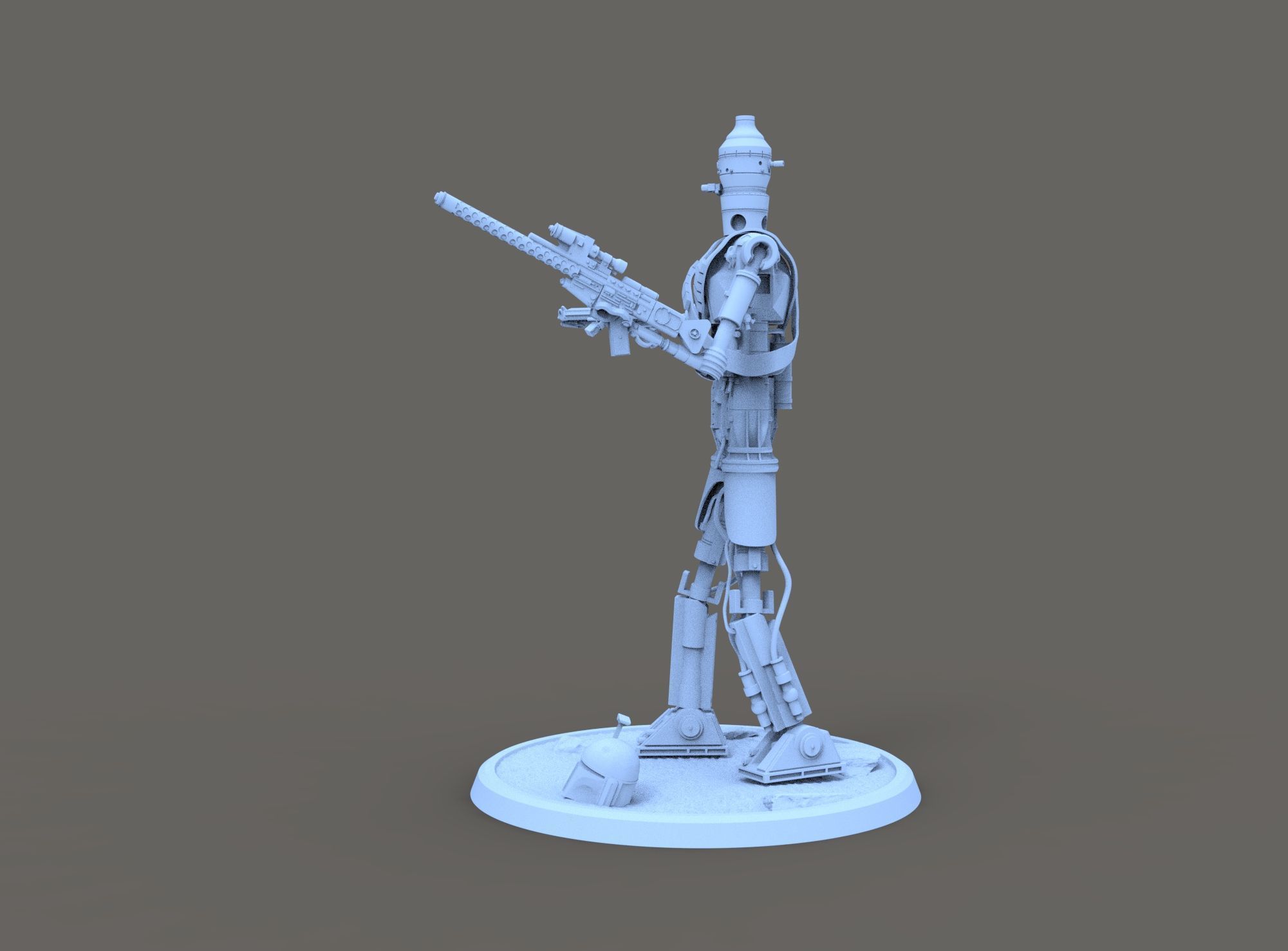IG-11 Star Wars for 3d print 3D model_14