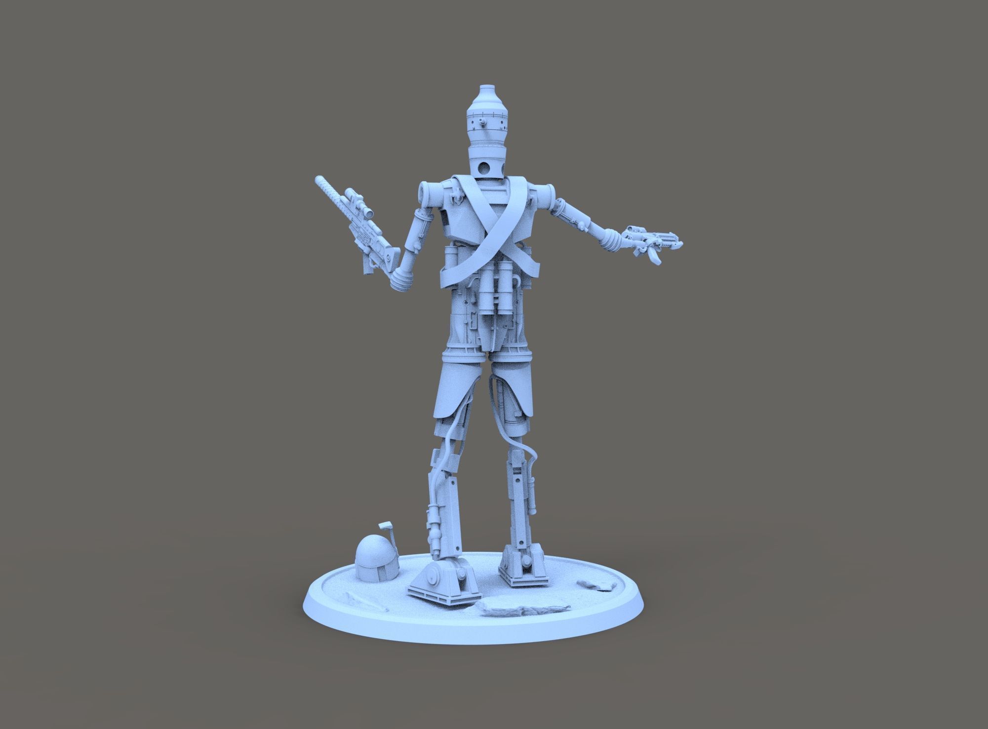 IG-11 Star Wars for 3d print 3D model_2