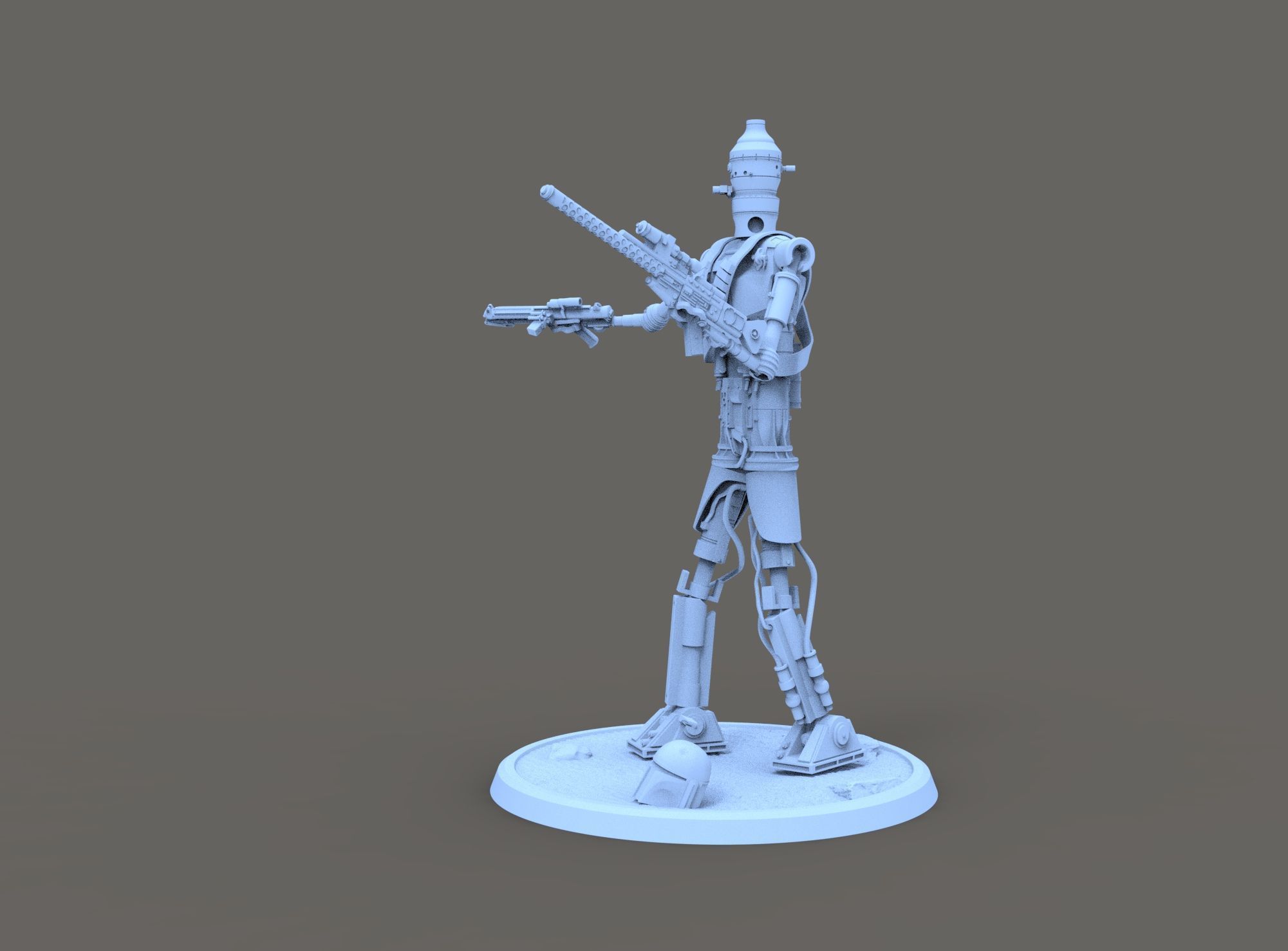 IG-11 Star Wars for 3d print 3D model_13