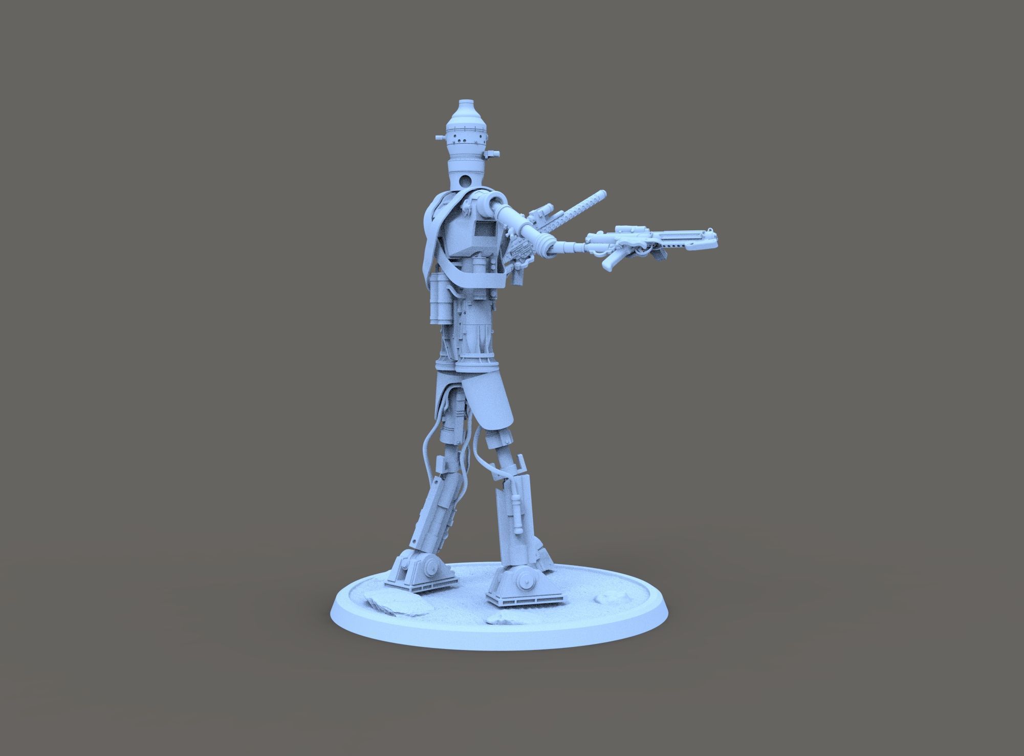 IG-11 Star Wars for 3d print 3D model_6