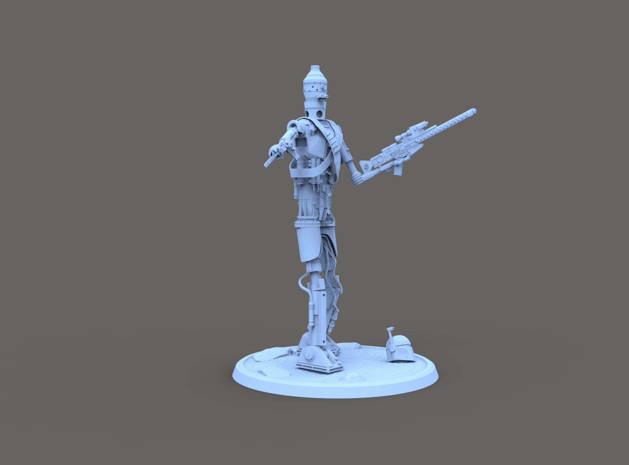 IG-11 Star Wars for 3d print 3D model_9