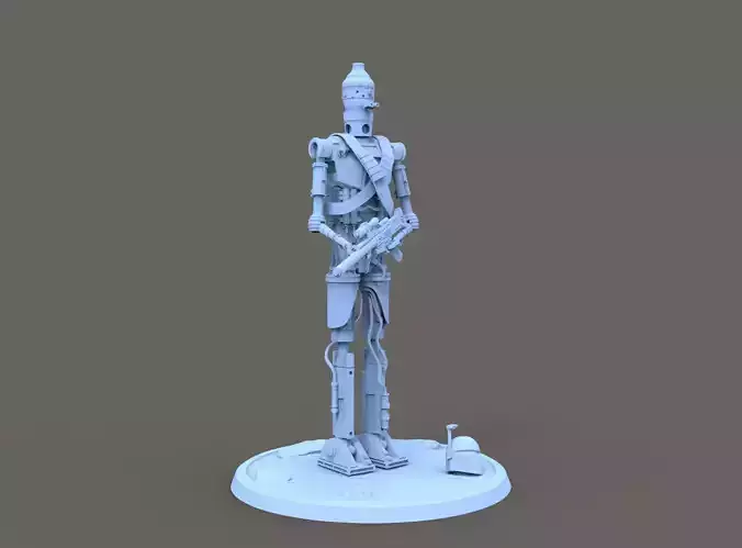 IG-11 STAR WARS FOR 3D PRINTING 3D model