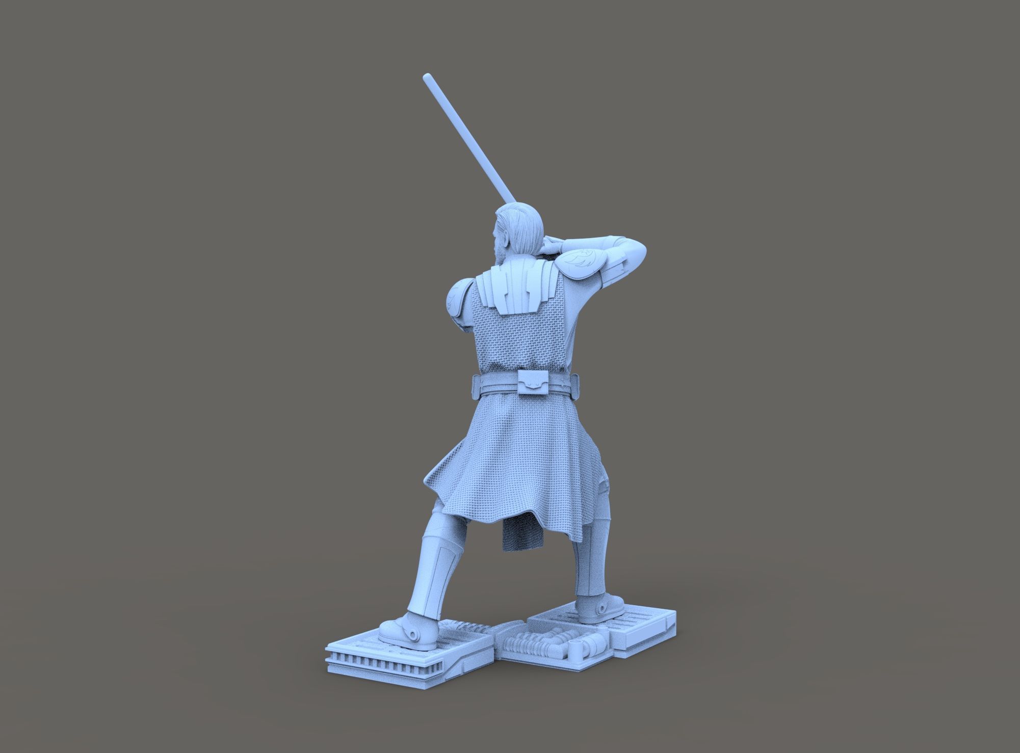 Obi Wan Kenobi Star Wars for 3d printing 3D model_16