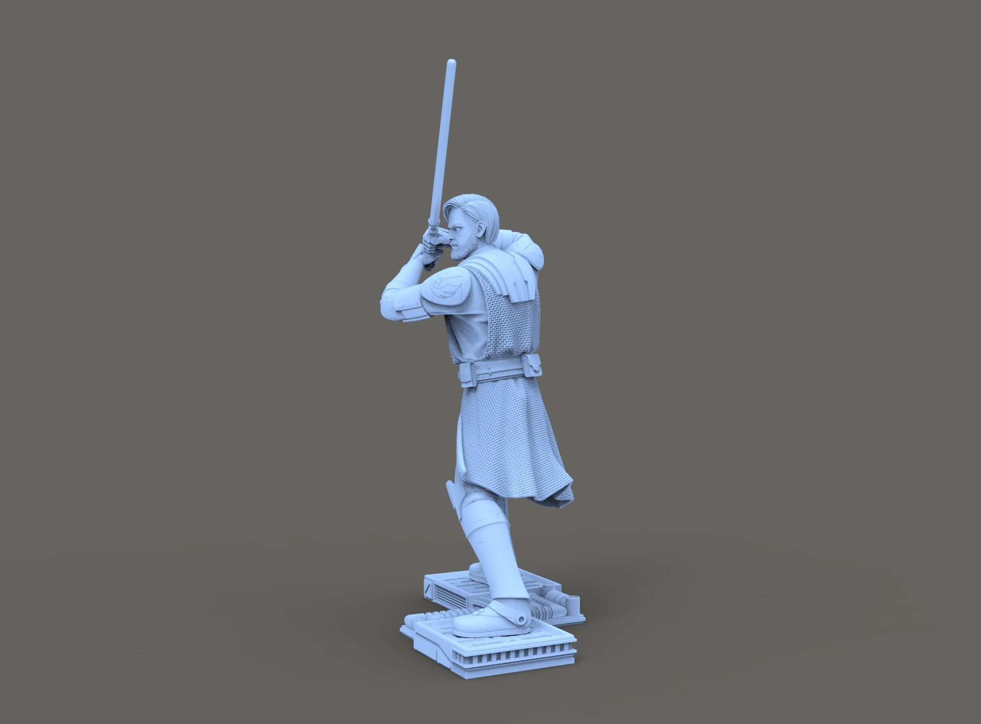 Obi Wan Kenobi Star Wars for 3d printing 3D model_13