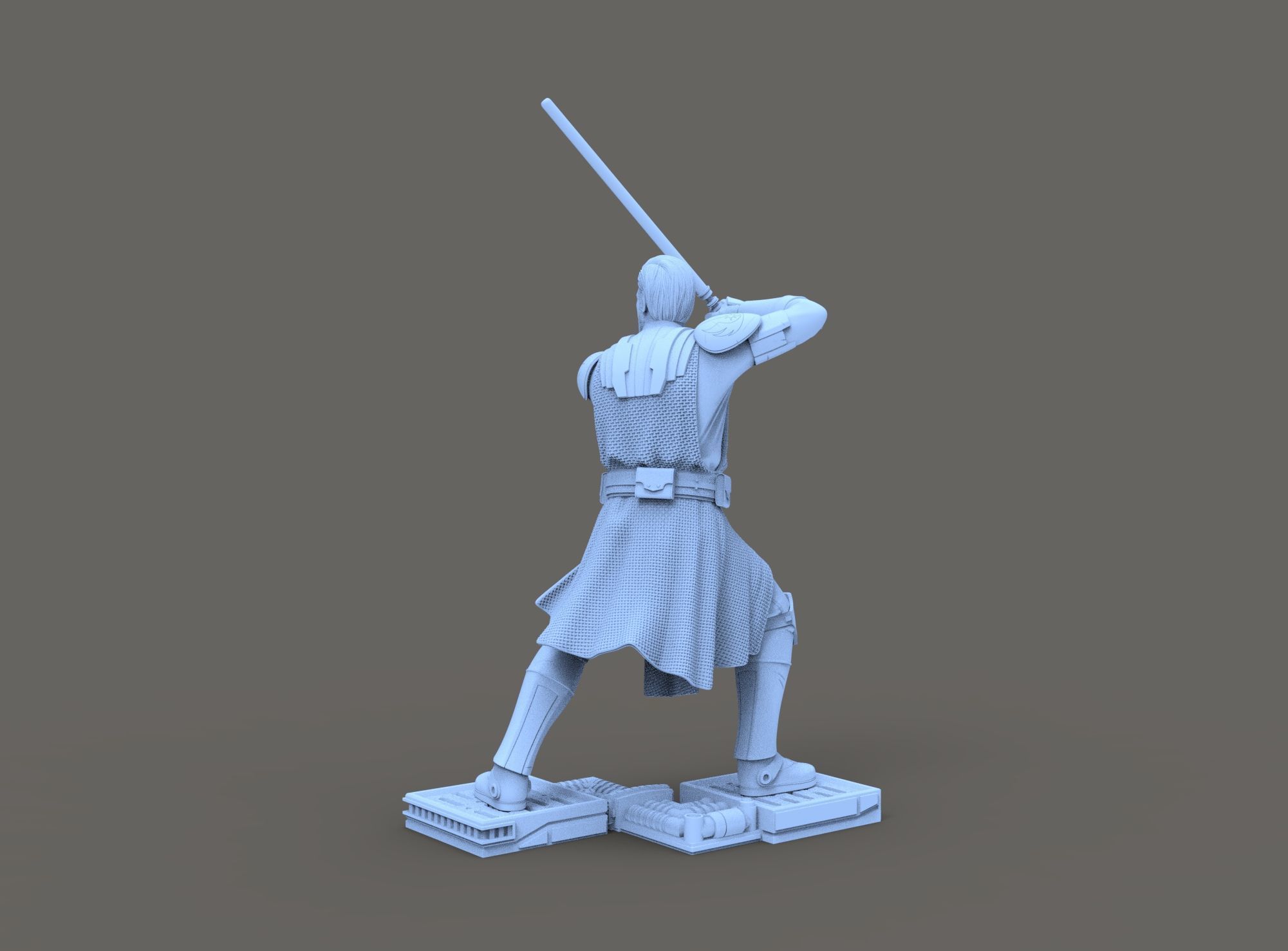 Obi Wan Kenobi Star Wars for 3d printing 3D model_17