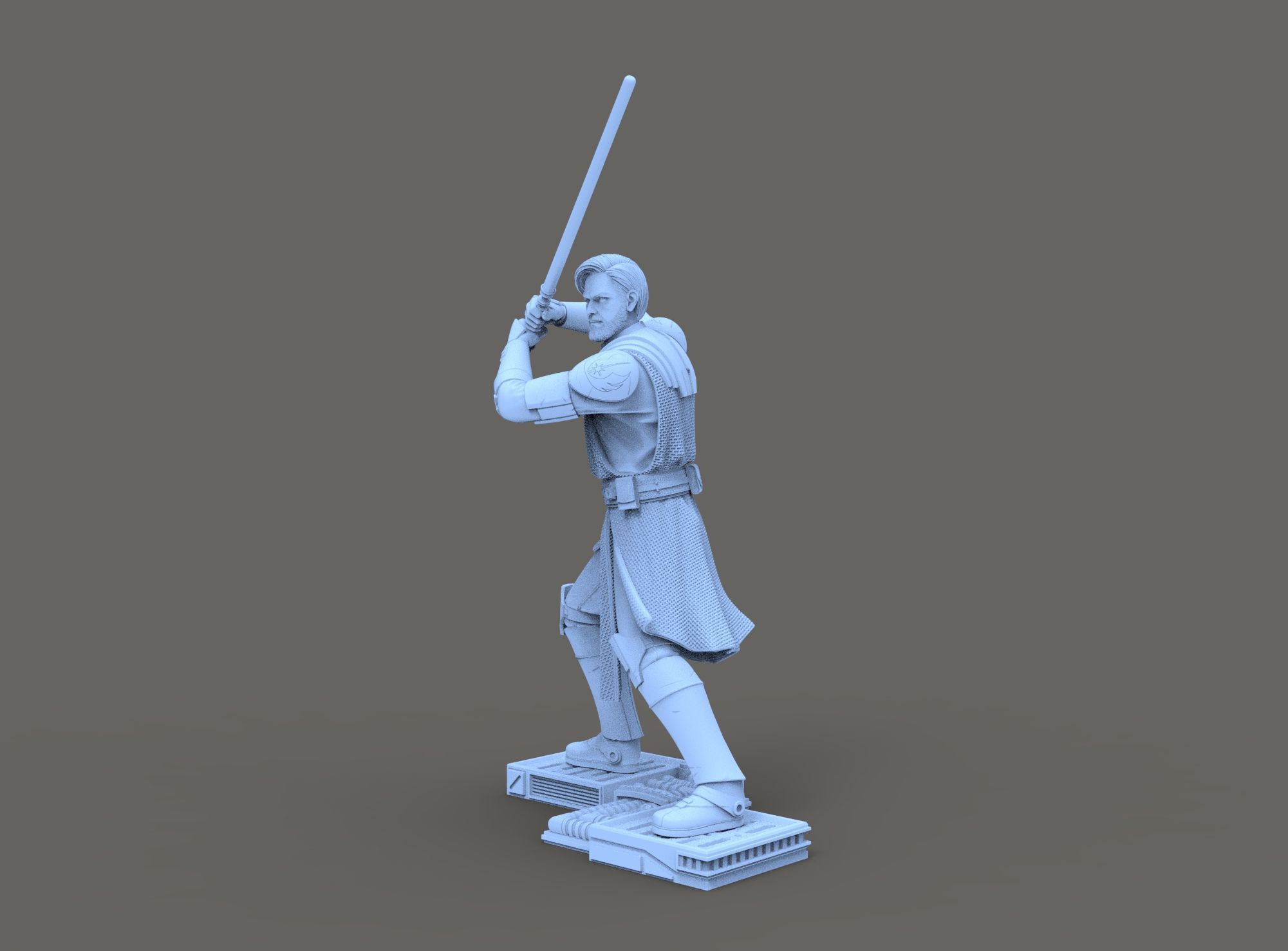 Obi Wan Kenobi Star Wars for 3d printing 3D model_12