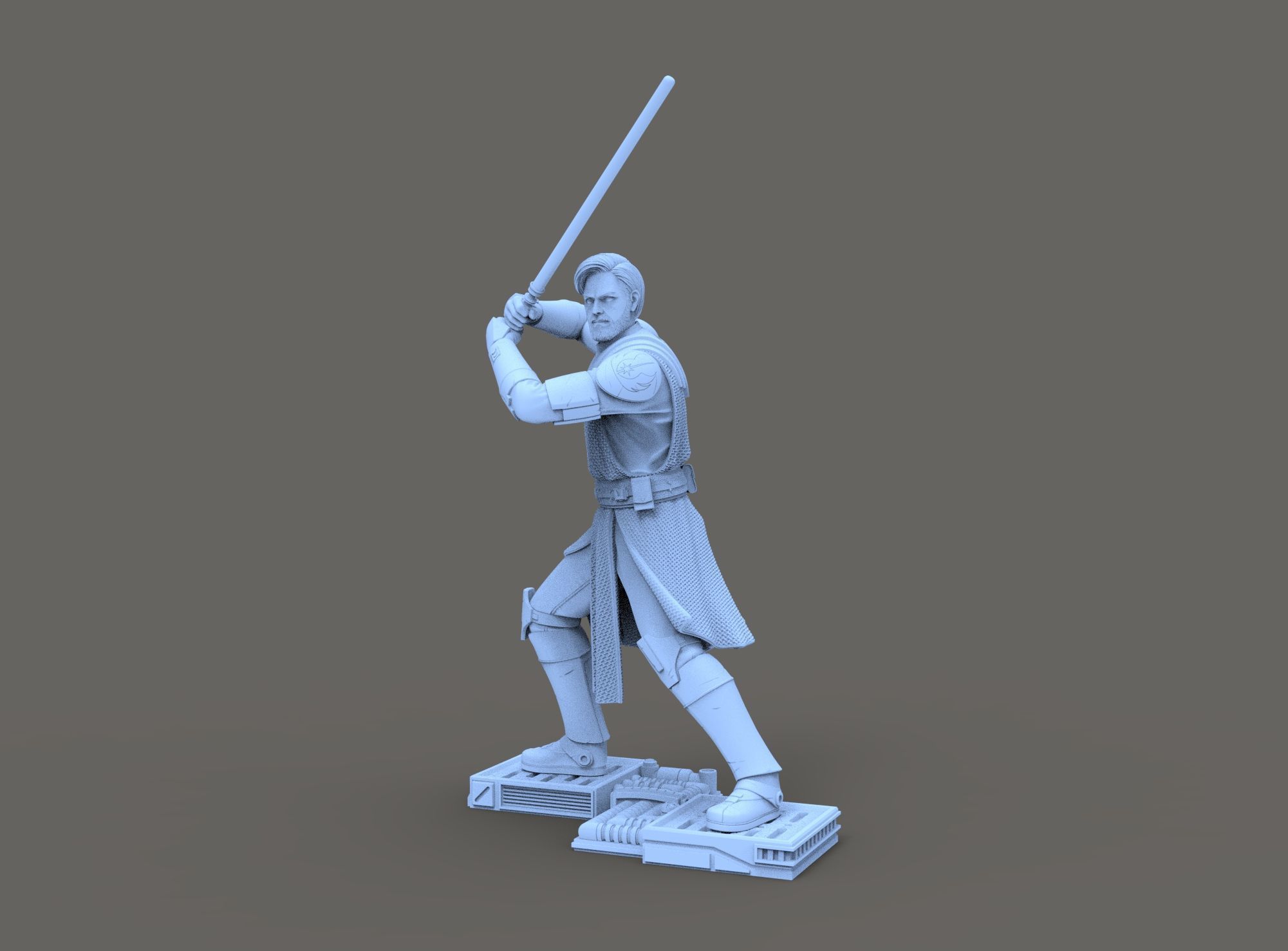 Obi Wan Kenobi Star Wars for 3d printing 3D model_11