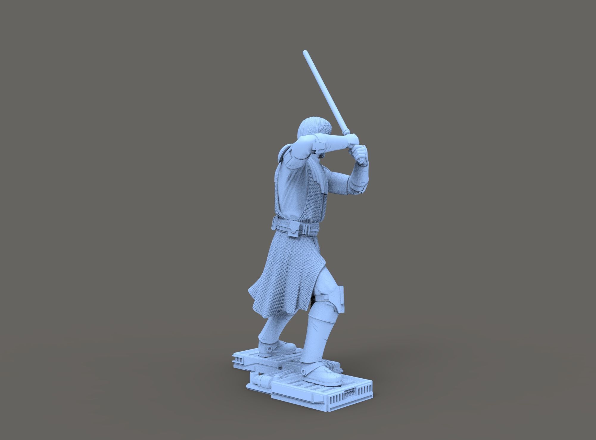Obi Wan Kenobi Star Wars for 3d printing 3D model_5