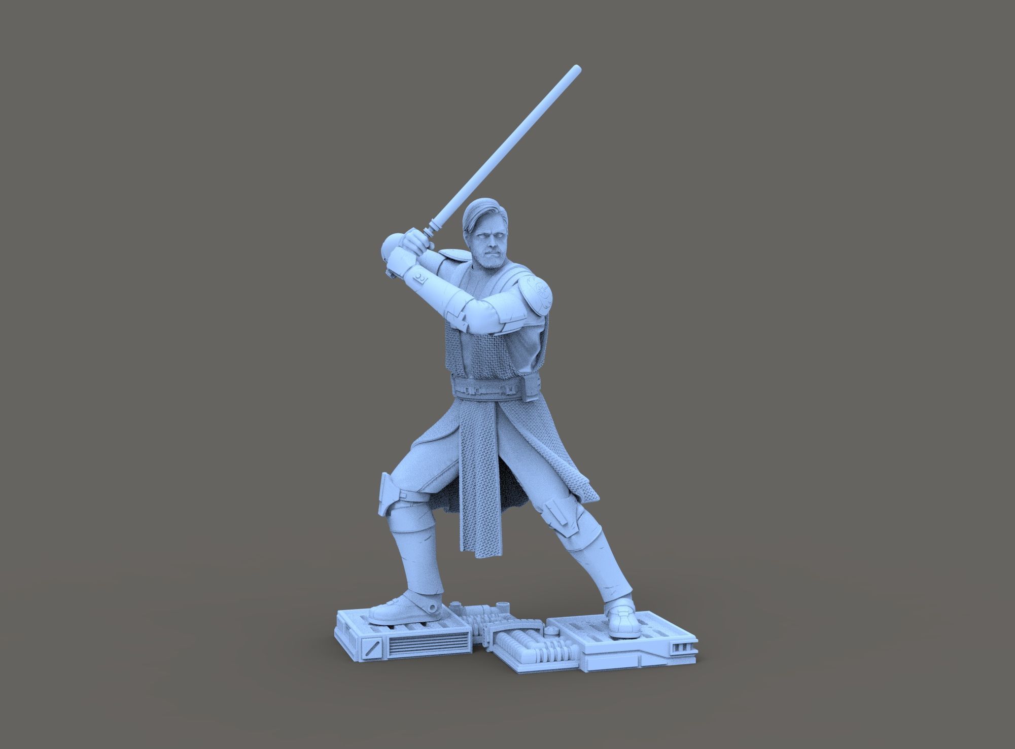 Obi Wan Kenobi Star Wars for 3d printing 3D model_1